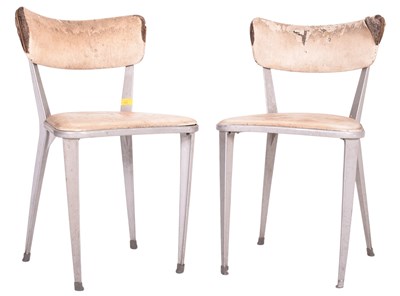 Lot 502 - ERNEST RACE (1913-1964) - MODEL BA3 - PAIR OF ALUMINUM DINING CHAIRS