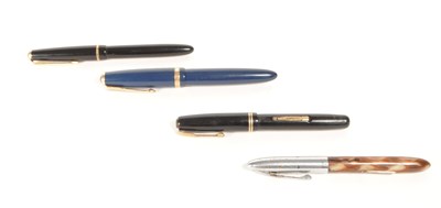 Lot 303 - COLLECTION OF FOUR 20TH CENTURY FOUNTAIN PENS