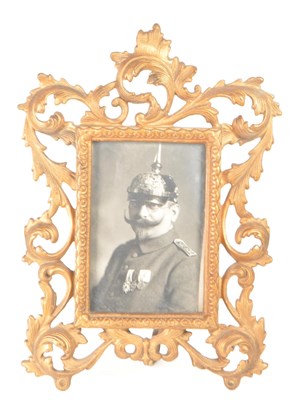 Lot 305 - 20TH CENTURY FRENCH ROCOCO STYLE GILT METAL PICTURE FRAME