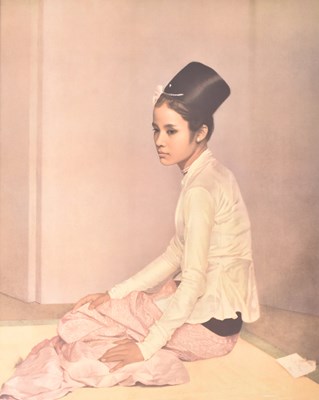 Lot 639 - SIR GERALD FESTUS KELLY PRINT OF SAW OHN NYUN