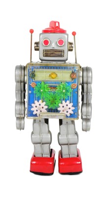 Lot 540 - TINPLATE TOYS - VINTAGE JAPANESE HORIKAWA GEAR ROBOT