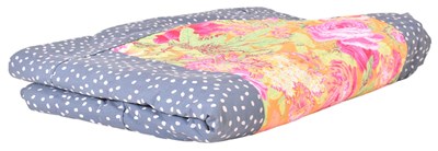 Lot 428 - KAFFE FASSETT - LARGE MODERN PATCHWORK QUILT / THROW