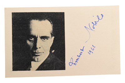 Lot 36 - POLAR EXPLORATION / AVIATION - UMBERTO NOBILE - AUTOGRAPH