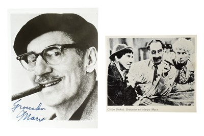 Lot 3 - THE MARX BROTHERS - GROUCHO MARX - SIGNED PHOTOGRAPH