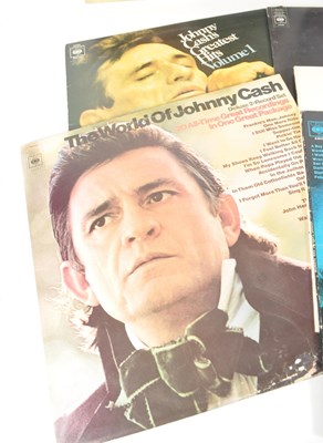 Lot 420 - COLLECTION OF LATE 20TH CENTURY JOHNNY CASH LP VINYL RECORDS