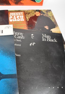 Lot 420 - COLLECTION OF LATE 20TH CENTURY JOHNNY CASH LP VINYL RECORDS