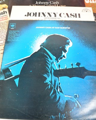 Lot 420 - COLLECTION OF LATE 20TH CENTURY JOHNNY CASH LP VINYL RECORDS