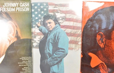 Lot 420 - COLLECTION OF LATE 20TH CENTURY JOHNNY CASH LP VINYL RECORDS