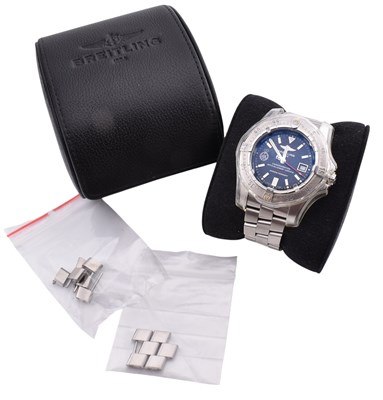 Lot 15 - GCHQ LIMITED EDITION BREITLING AVENGER SEAWOLF WRISTWATCH