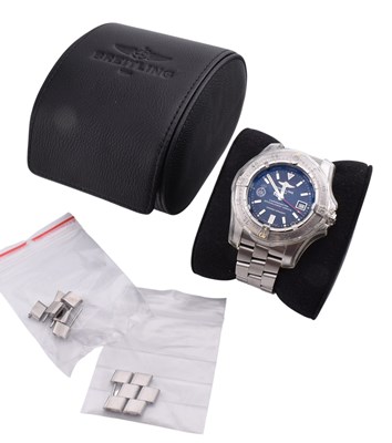 Lot 15 - GCHQ LIMITED EDITION BREITLING AVENGER SEAWOLF WRISTWATCH
