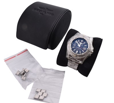 Lot 15 - GCHQ LIMITED EDITION BREITLING AVENGER SEAWOLF WRISTWATCH