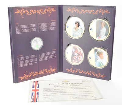 Lot 512 - WINDSORS MINT - LADY DIANA PORTRAITS OF A PRINCESS COIN PACK