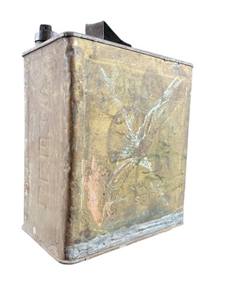 Lot 97 - SHELL OIL - EARLY 20TH CENTURY AVIATION OIL CAN