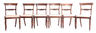 Lot 431 - WARING & GILLOW (ATTRIBUTED) - SET OF SIX ROSEWOOD DINING CHAIRS