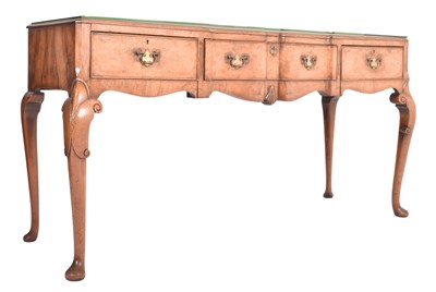 Lot 404 - QUEEN ANNE REVIVAL WALNUT SERPENTINE SIDEBOARD