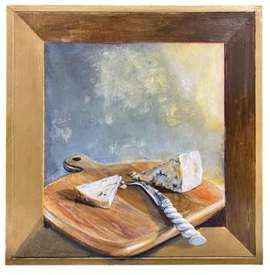 Lot 13 - LES BENSON (CONTEMPORARY) - STILTON CHEESE BOARD