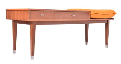 Lot 485 - CHIPPY HEATH - MID CENTURY TELEPHONE TABLE / HALL BENCH