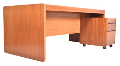 Lot 527 - 20TH CENTURY DANISH TEAK OFFICE DESK
