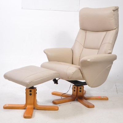 Lot 568 - EKORNES STRESSLESS MANNER SWIVEL ARMCHAIR