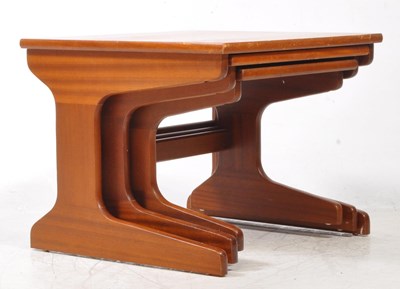 Lot 570 - SUNELM - MID CENTURY TEAK NEST OF TABLES