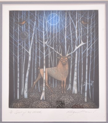 Lot 152 - ROGER HARRIS RE - SPIRIT OF THE WOOD MEZZOTINT