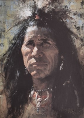 Lot 141 - HOWARD TERPNING (AMERICAN 1927-) - "BLOOD MAN"