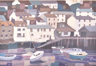 Lot 114 - PATRICK CREMER (CONTEMPORARY) - ACRYLIC ON PAPER PAINTING