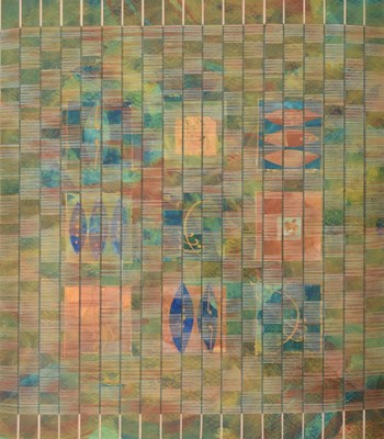 Lot 142 - DEBBY KIRBY (20TH CENTURY) - AUTUMN SQUARES