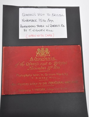 Lot 492 - LOCAL INTEREST - ORIGINAL SOUVENIR BOOKLET OF QUEEN VICTORIA'S VISIT