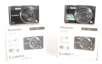 Lot 358 - PAIR OF PANASONIC LUMIX SZ-8 DIGITAL CAMERAS