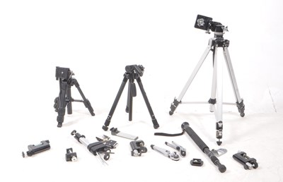 Lot 360 - COLLECTION OF VINTAGE CAMERA TRIPODS