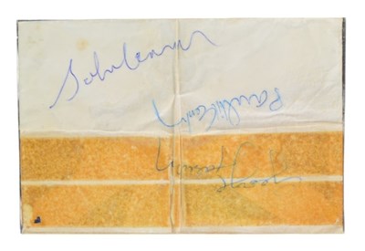 Lot 10 - THE BEATLES - TRIO OF AUTOGRAPHS OBTAINED IN NEWQUAY, 1967