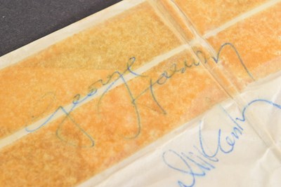 Lot 10 - THE BEATLES - TRIO OF AUTOGRAPHS OBTAINED IN NEWQUAY, 1967