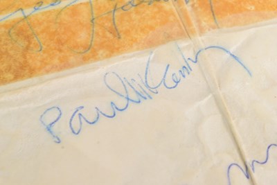 Lot 10 - THE BEATLES - TRIO OF AUTOGRAPHS OBTAINED IN NEWQUAY, 1967