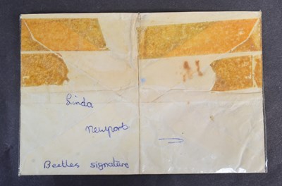 Lot 10 - THE BEATLES - TRIO OF AUTOGRAPHS OBTAINED IN NEWQUAY, 1967