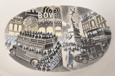 Lot 1 - ERIC RAVILIOUS FOR WEDGWOOD THE BOAT RACE REISSUE BOWL