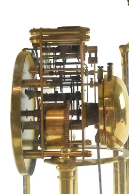 Lot 623 - ANGELUS - A 2OTH CENTURY REPRODUCTION BRASS MANTEL CLOCK