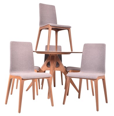 Lot 115 - JADER ALMEIDA / CONRAN - DESIGNER DINING TABLE AND CHAIRS
