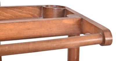 Lot 551 - MID CENTURY WALNUT VALET BUTLER'S STAND