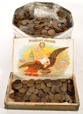 Lot 472 - LARGE COLLECTION OF 19TH & 20TH CENTURY COPPER COINS
