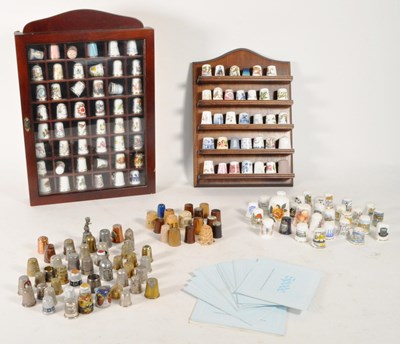 Lot 382 - LARGE 20TH CENTURY VINTAGE THIMBLE COLLECTION