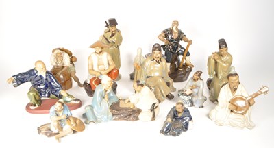 Lot 445 - COLLECTION OF CHINESE CERMAIC MUD MEN