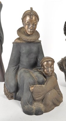 Lot 337 - STACY BAYNE KENYAN MAASAI TRIBE FIGURINES