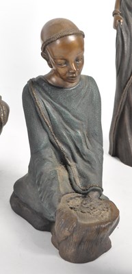 Lot 337 - STACY BAYNE KENYAN MAASAI TRIBE FIGURINES