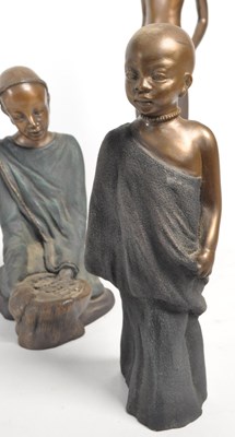 Lot 337 - STACY BAYNE KENYAN MAASAI TRIBE FIGURINES