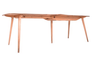 Lot 500 - ERCOL - WINDSOR RANGE - VINTAGE 1970S WINDSOR GRAND PLANK DINING TABLE