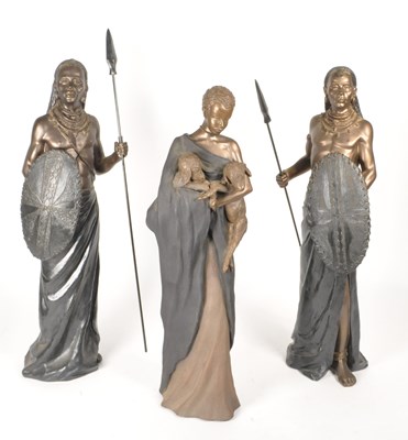 Lot 384 - COLLECTION OF KENYAN MAASAI TRIBE FIGURES