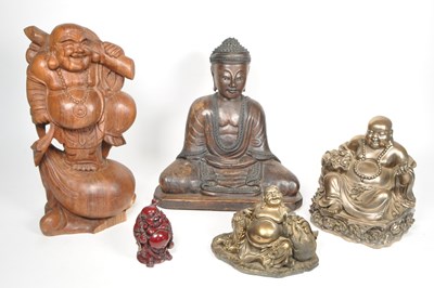 Lot 387 - COLLECTION OF ASSORTED BUDDHA STATUES