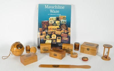 Lot 391 - COLLECTION OF 19TH CENTURY BRIGHTON RELATED MAUCHLINE WARE