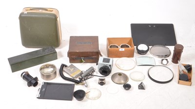Lot 464 - COLLECTION OF VINTAGE CAMERA & COMMUNICATION PIECES